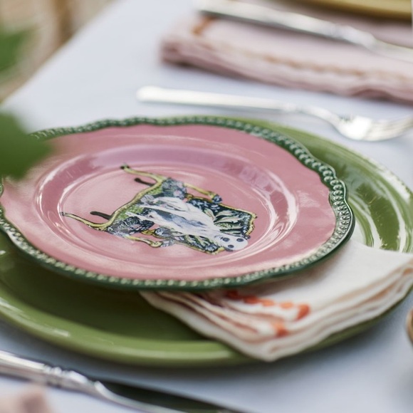 LAST SET 🔥Raphael Balme Hand Painted Dog Plates - Picture 2 of 7